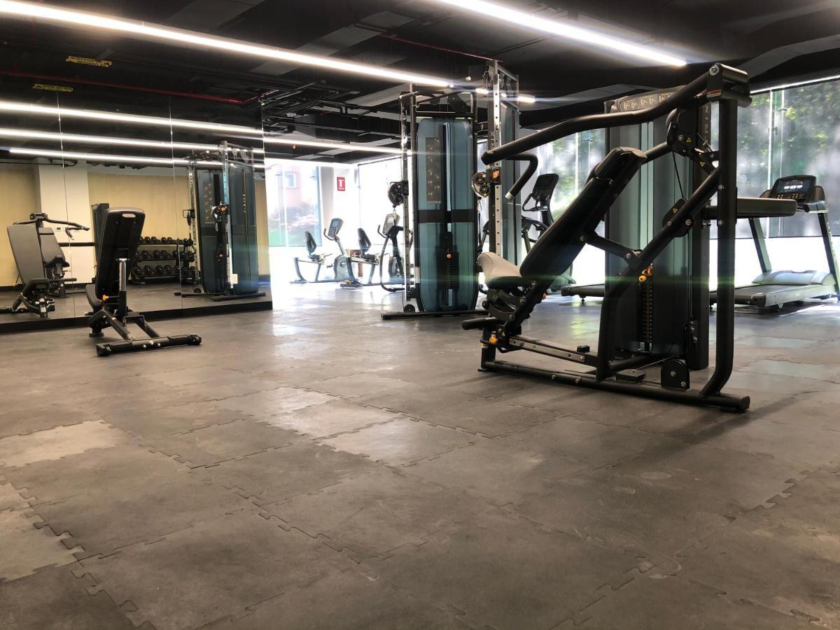 Galeria Plaza San Jeronimo Hotel Mexico By Eksteriør billede The gym at the 2018 edition of the World Economic Forum