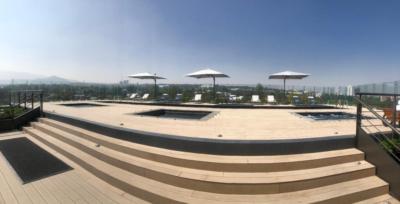 Galeria Plaza San Jeronimo Hotel Mexico By Eksteriør billede The rooftop of the building
