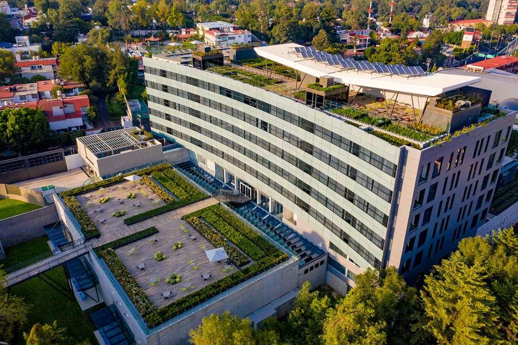 Galeria Plaza San Jeronimo Hotel Mexico By Eksteriør billede Aerial view of the campus